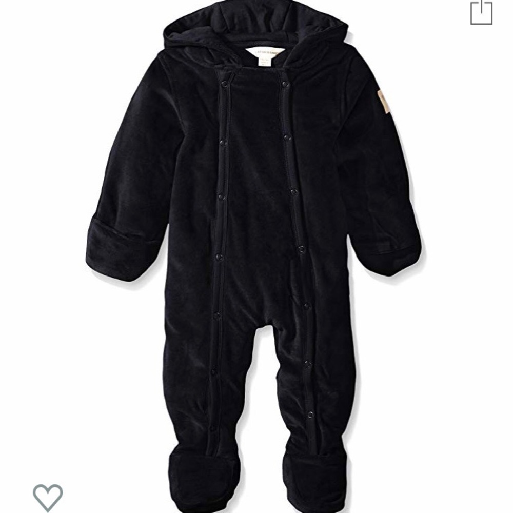 Burt’s Bees organic Velour Bunting winter Coat